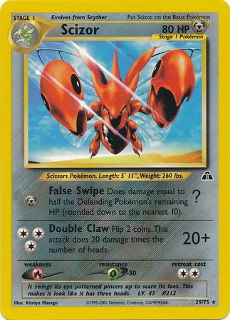 Scizor (29/75) [Neo Discovery Unlimited] | Gear Gaming Bentonville