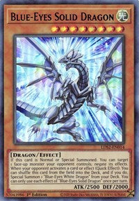 Blue-Eyes Solid Dragon (Blue) [LDS2-EN014] Ultra Rare | Gear Gaming Bentonville
