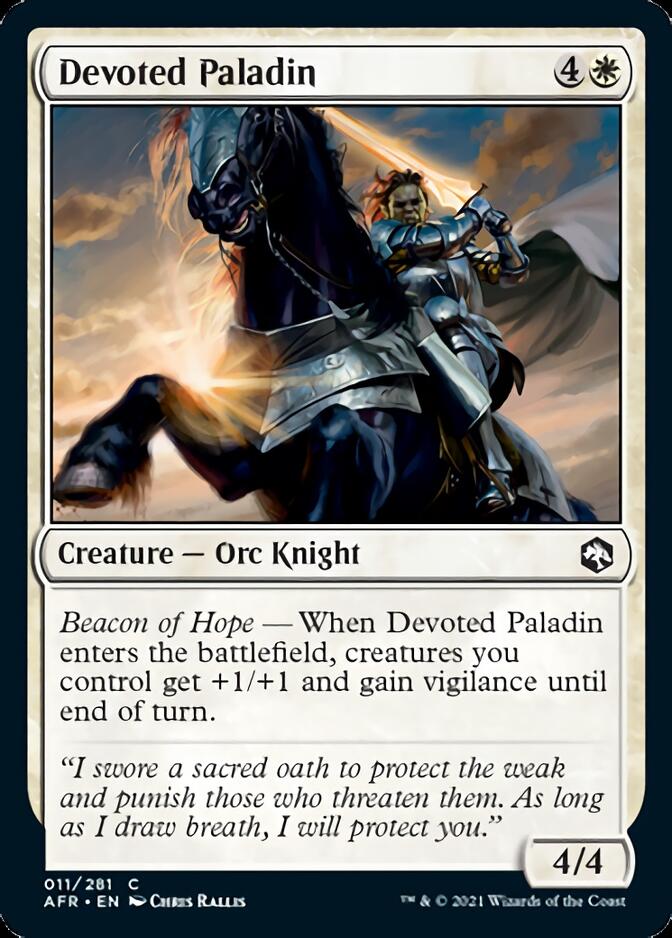 Devoted Paladin [Dungeons & Dragons: Adventures in the Forgotten Realms] | Gear Gaming Bentonville