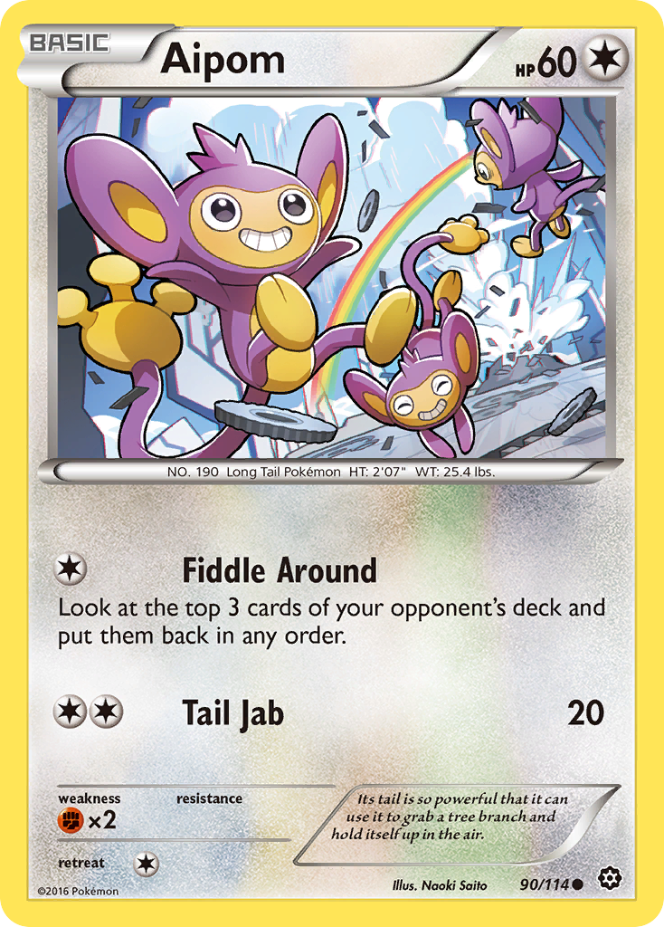 Aipom (90/114) [XY: Steam Siege] | Gear Gaming Bentonville