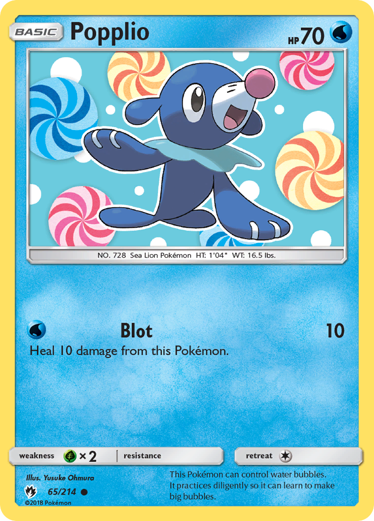 Popplio (65/214) [Sun & Moon: Lost Thunder] | Gear Gaming Bentonville