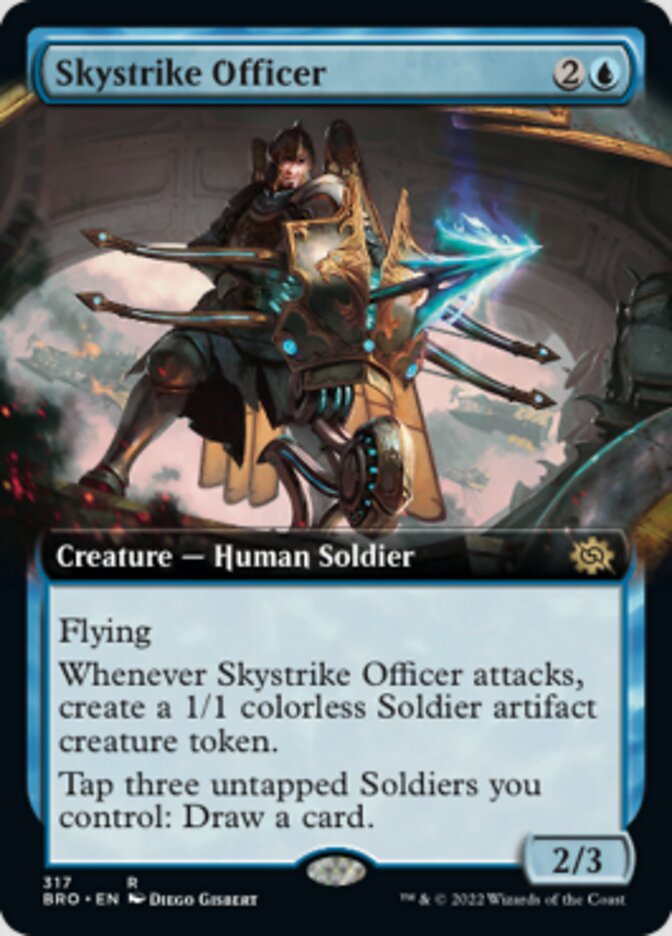 Skystrike Officer (Extended Art) [The Brothers' War] | Gear Gaming Bentonville