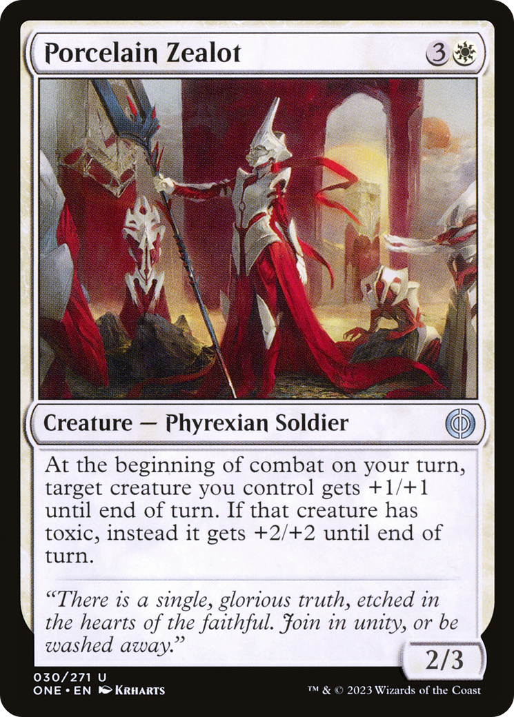 Porcelain Zealot [Phyrexia: All Will Be One] | Gear Gaming Bentonville