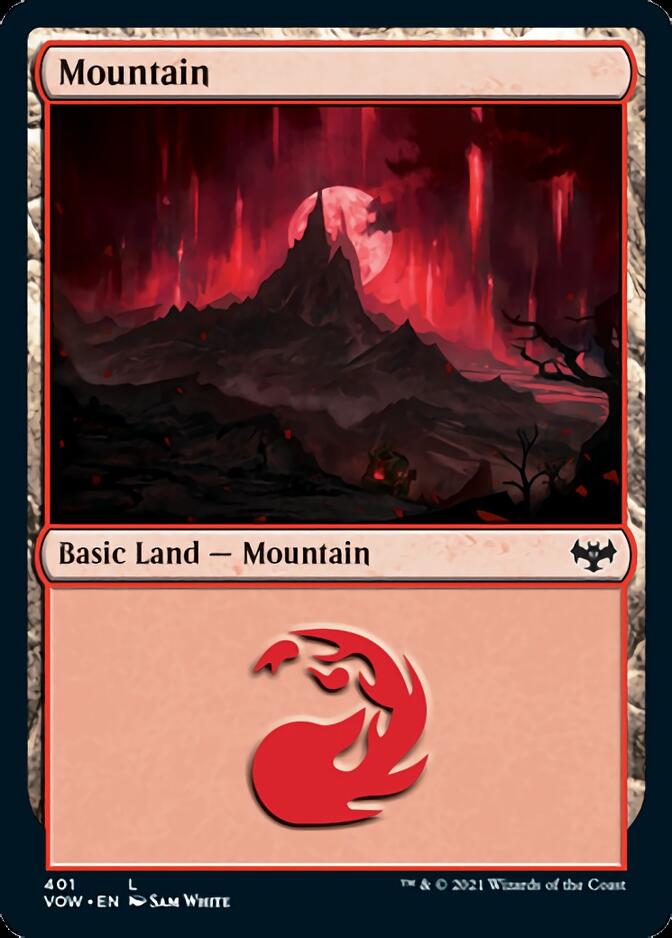 Mountain (401) [Innistrad: Crimson Vow] | Gear Gaming Bentonville