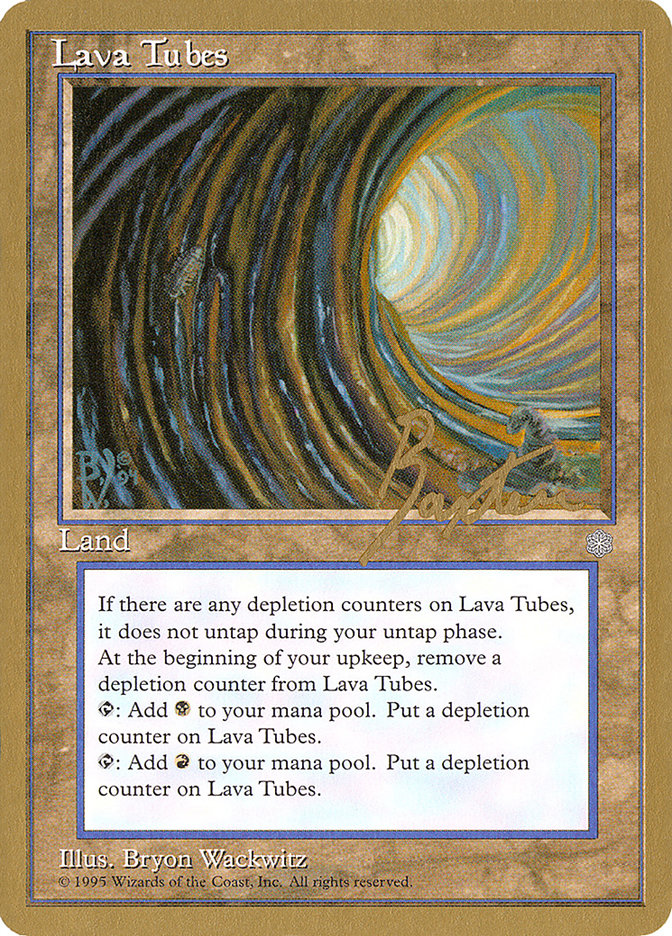 Lava Tubes (George Baxter) [Pro Tour Collector Set] | Gear Gaming Bentonville