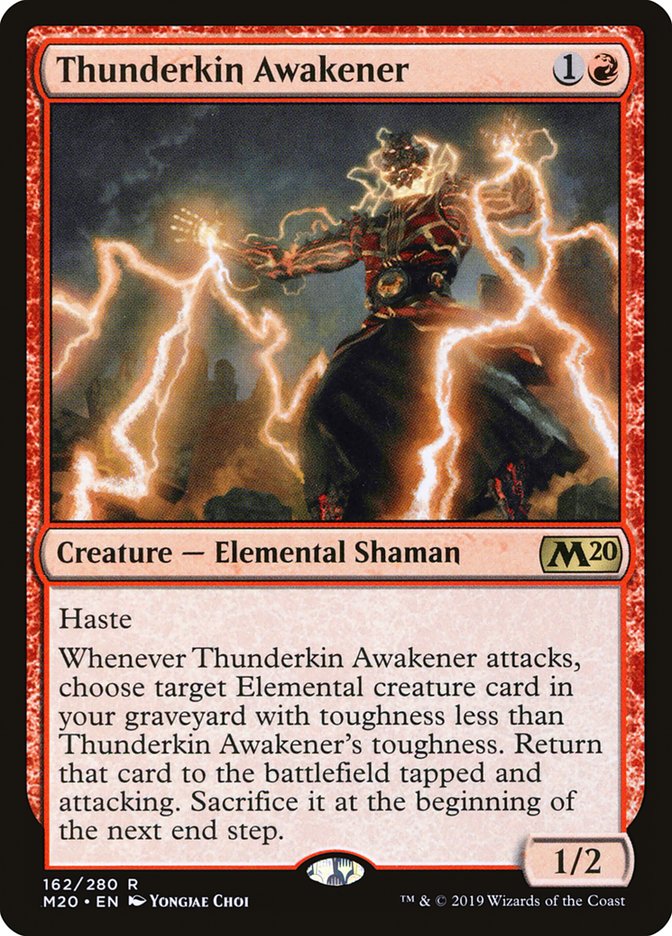 Thunderkin Awakener [Core Set 2020] | Gear Gaming Bentonville