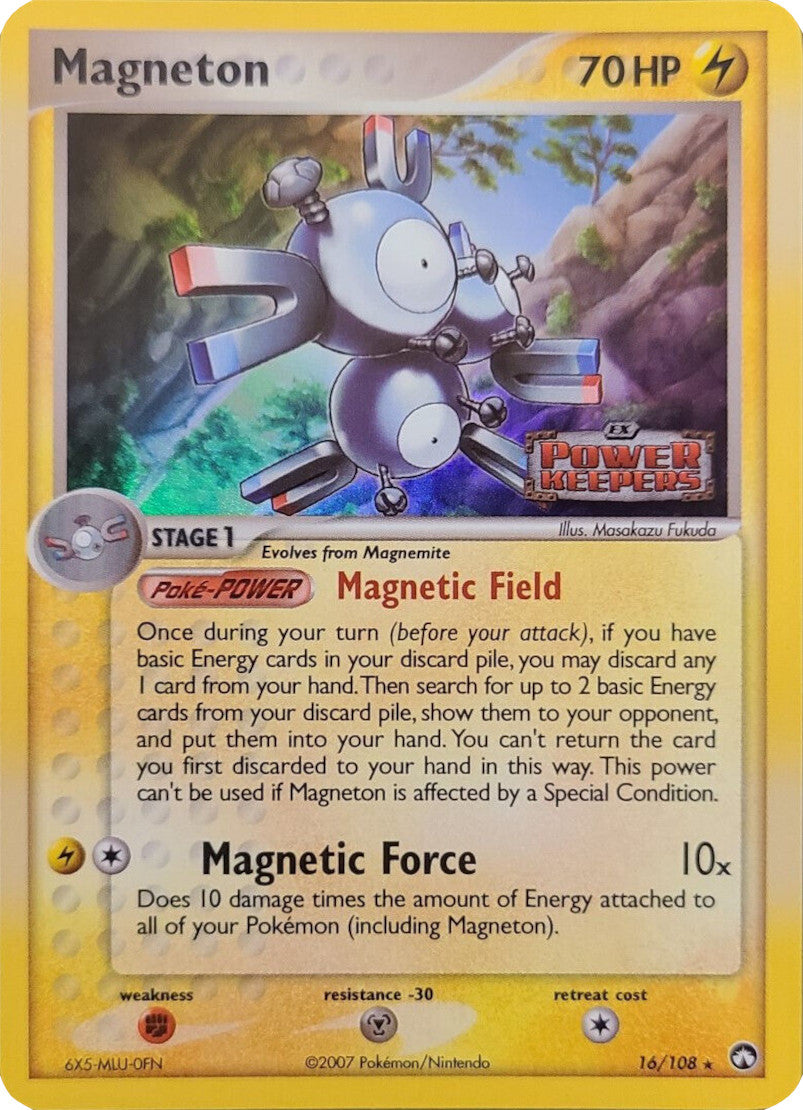 Magneton (16/108) (Stamped) [EX: Power Keepers] | Gear Gaming Bentonville