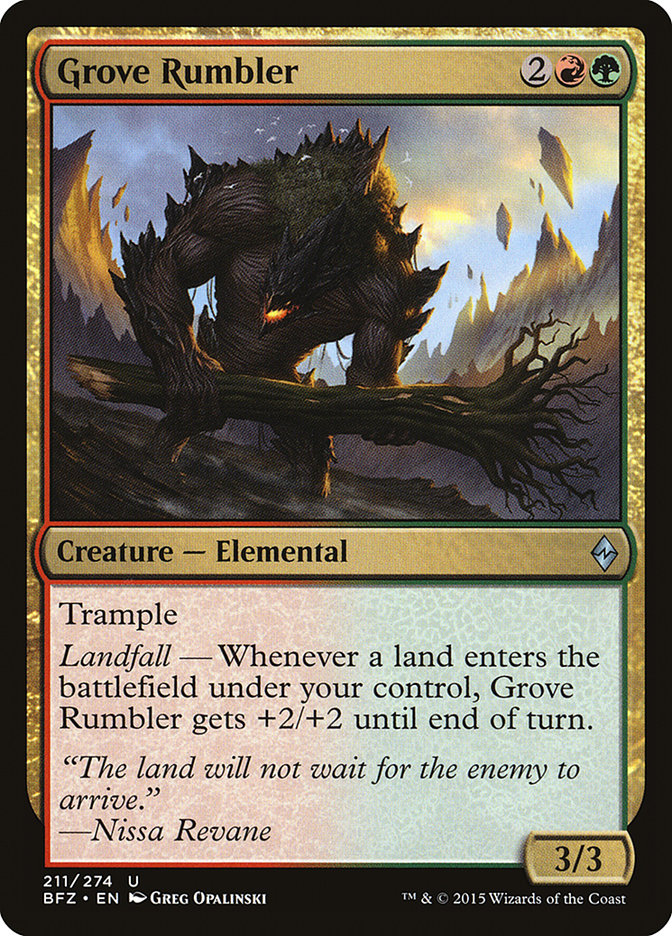 Grove Rumbler [Battle for Zendikar] | Gear Gaming Bentonville