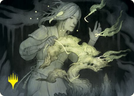 Careful Cultivation Art Card (Gold-Stamped Signature) [Kamigawa: Neon Dynasty Art Series] | Gear Gaming Bentonville