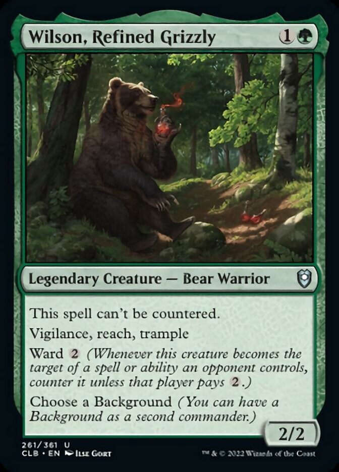 Wilson, Refined Grizzly [Commander Legends: Battle for Baldur's Gate] | Gear Gaming Bentonville