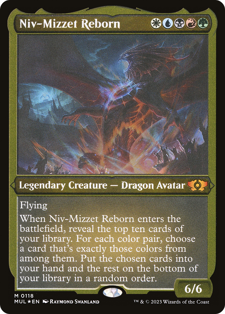 Niv-Mizzet Reborn (Foil Etched) [Multiverse Legends] | Gear Gaming Bentonville