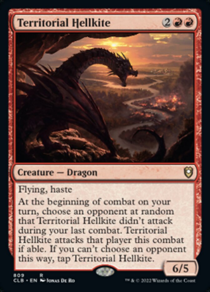 Territorial Hellkite [Commander Legends: Battle for Baldur's Gate] | Gear Gaming Bentonville