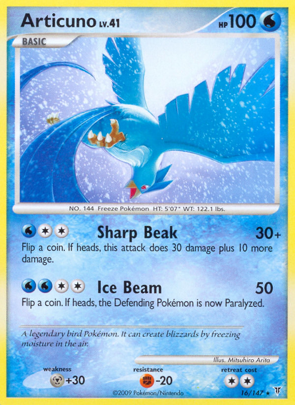 Articuno (16/147) [Platinum: Supreme Victors] | Gear Gaming Bentonville