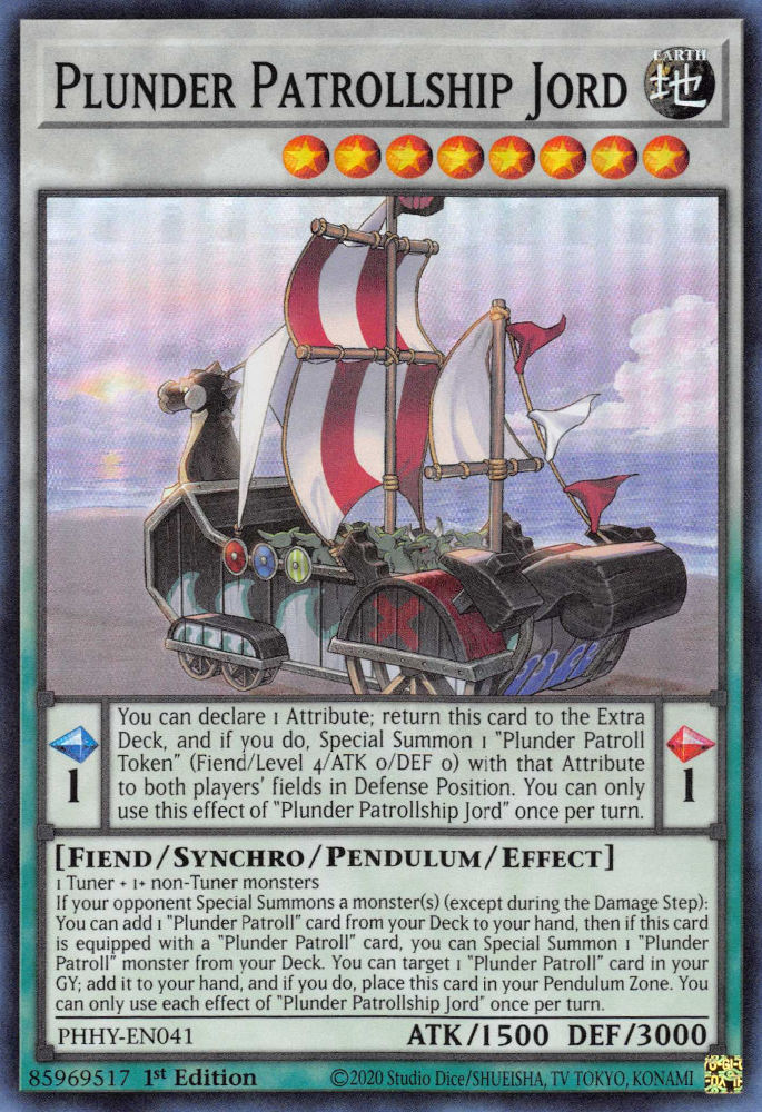 Plunder Patrollship Jord [PHHY-EN041] Super Rare | Gear Gaming Bentonville