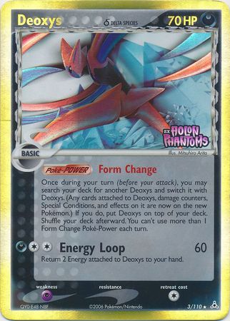 Deoxys (3/110) (Delta Species) (Stamped) [EX: Holon Phantoms] | Gear Gaming Bentonville