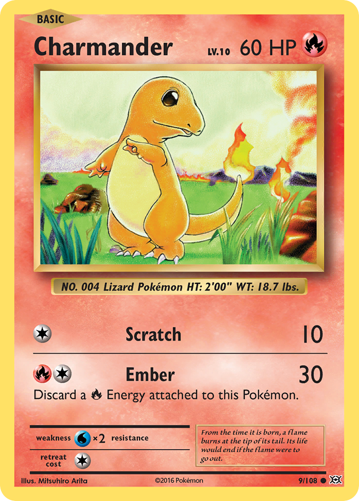 Charmander (9/108) [XY: Evolutions] | Gear Gaming Bentonville