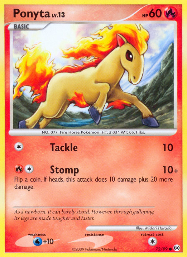 Ponyta (72/99) [Platinum: Arceus] | Gear Gaming Bentonville