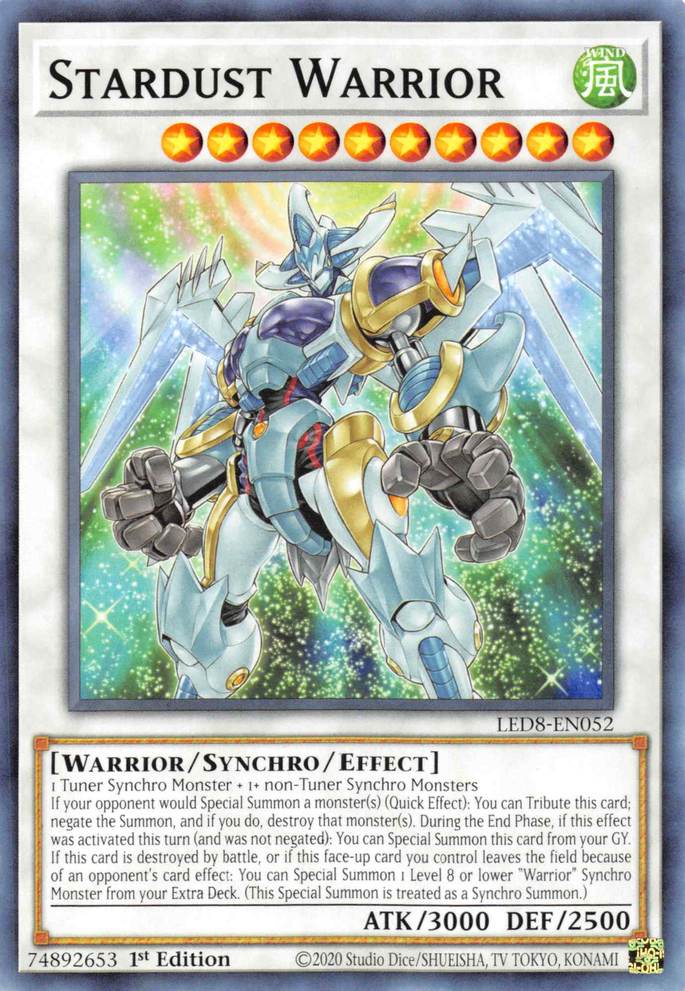 Stardust Warrior [LED8-EN052] Common | Gear Gaming Bentonville