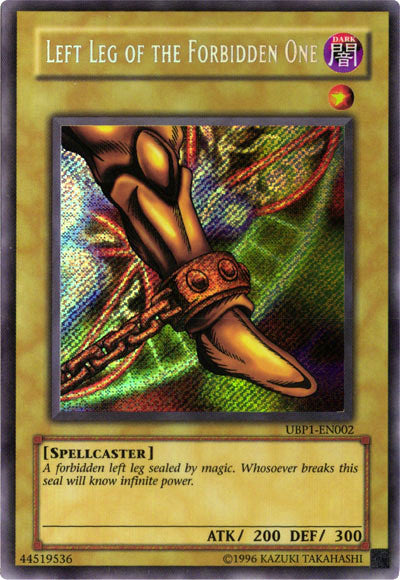 Left Leg of the Forbidden One [UBP1-EN002] Secret Rare | Gear Gaming Bentonville