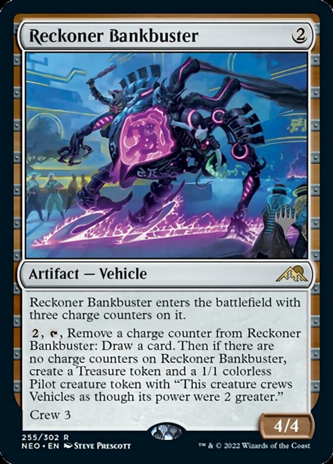 Reckoner Bankbuster (Promo Pack) [Kamigawa: Neon Dynasty Promos] | Gear Gaming Bentonville