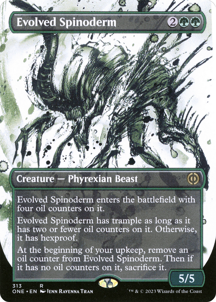 Evolved Spinoderm (Borderless Ichor) [Phyrexia: All Will Be One] | Gear Gaming Bentonville