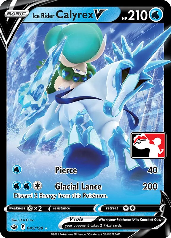 Ice Rider Calyrex V (045/198) [Prize Pack Series One] | Gear Gaming Bentonville