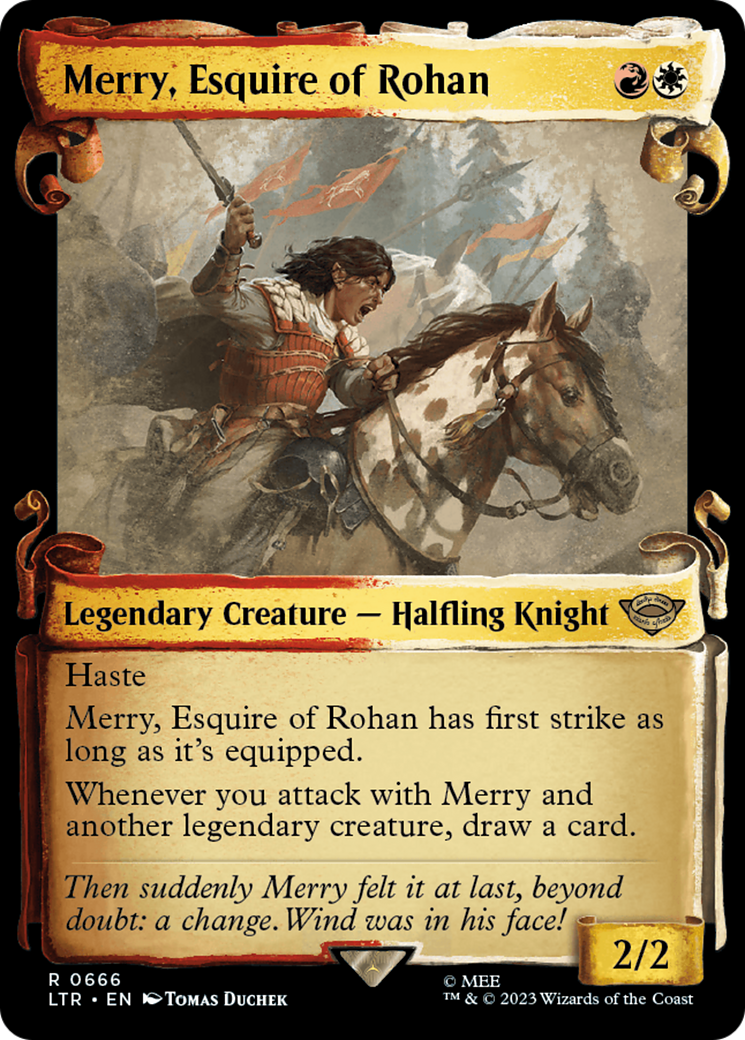 Merry, Esquire of Rohan [The Lord of the Rings: Tales of Middle-Earth Showcase Scrolls] | Gear Gaming Bentonville