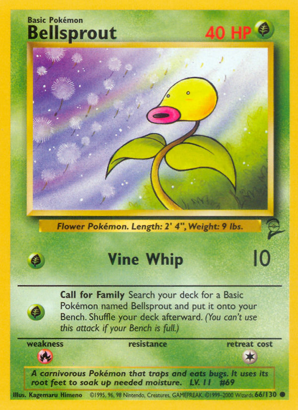 Bellsprout (66/130) [Base Set 2] | Gear Gaming Bentonville