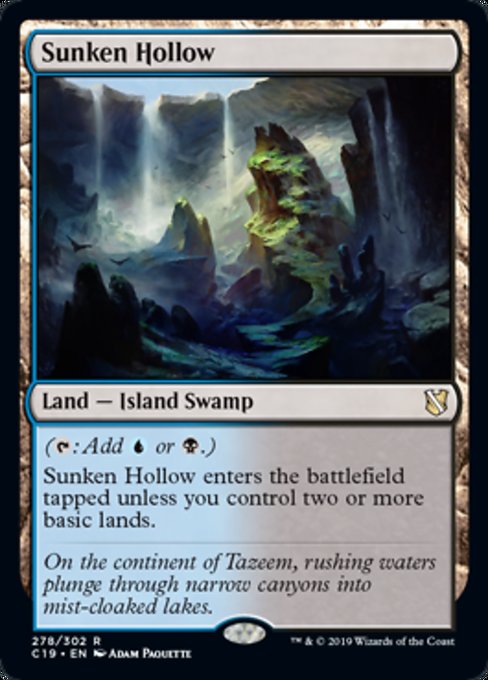 Sunken Hollow [Commander 2019] | Gear Gaming Bentonville