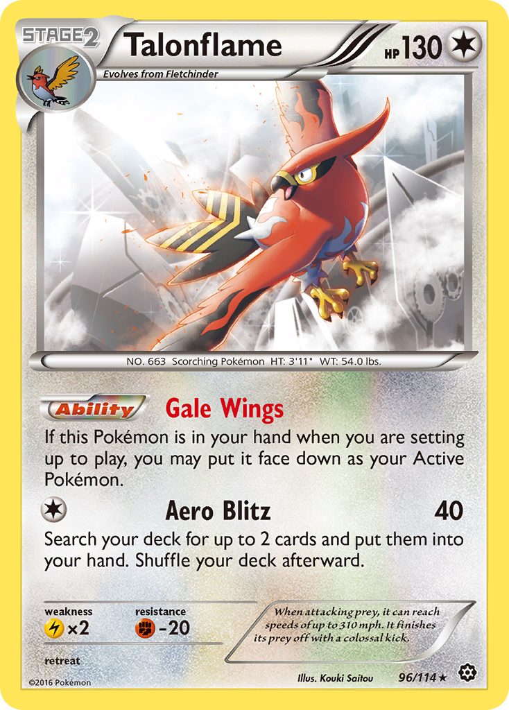 Talonflame (96/114) [XY: Steam Siege] | Gear Gaming Bentonville