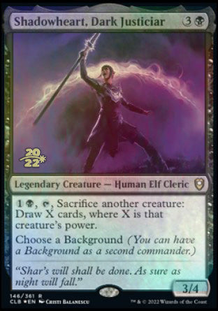 Shadowheart, Dark Justiciar [Commander Legends: Battle for Baldur's Gate Prerelease Promos] | Gear Gaming Bentonville