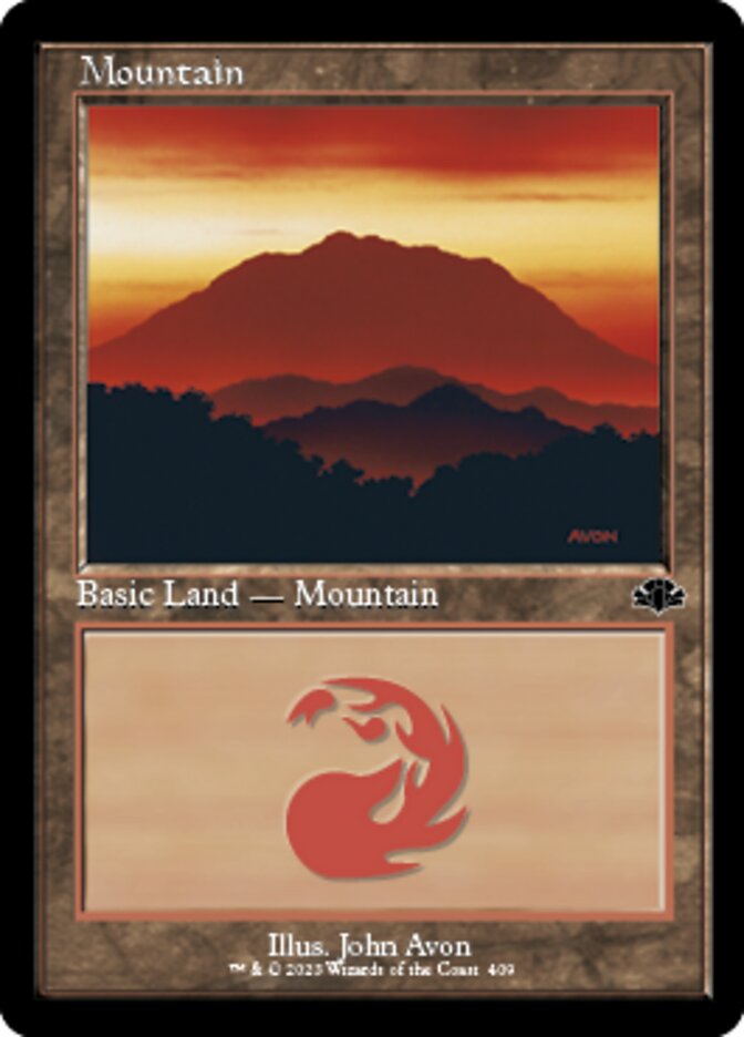 Mountain (409) (Retro) [Dominaria Remastered] | Gear Gaming Bentonville