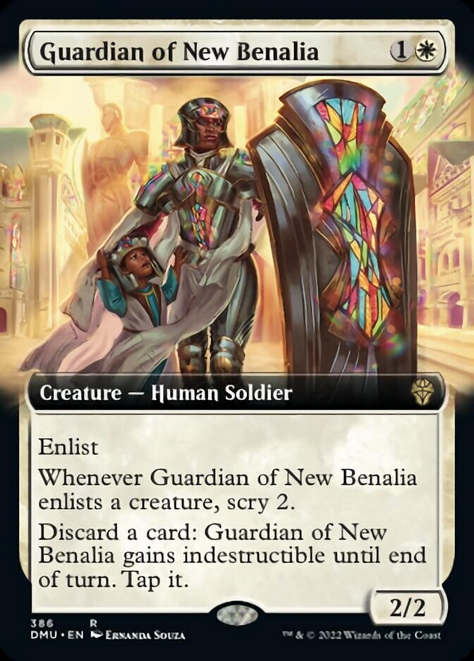 Guardian of New Benalia (Extended Art) [Dominaria United] | Gear Gaming Bentonville