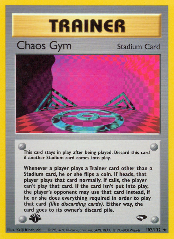 Chaos Gym (102/132) [Gym Challenge 1st Edition] | Gear Gaming Bentonville