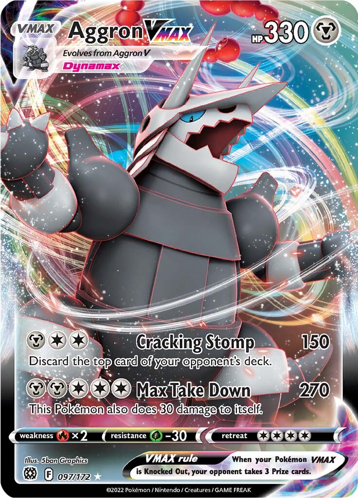 Aggron VMAX (097/172) [Sword & Shield: Brilliant Stars] | Gear Gaming Bentonville