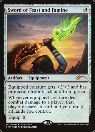 Sword of Feast and Famine [Grand Prix Promos] | Gear Gaming Bentonville