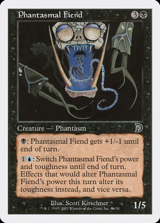 Phantasmal Fiend (Black Background) [Deckmasters] | Gear Gaming Bentonville