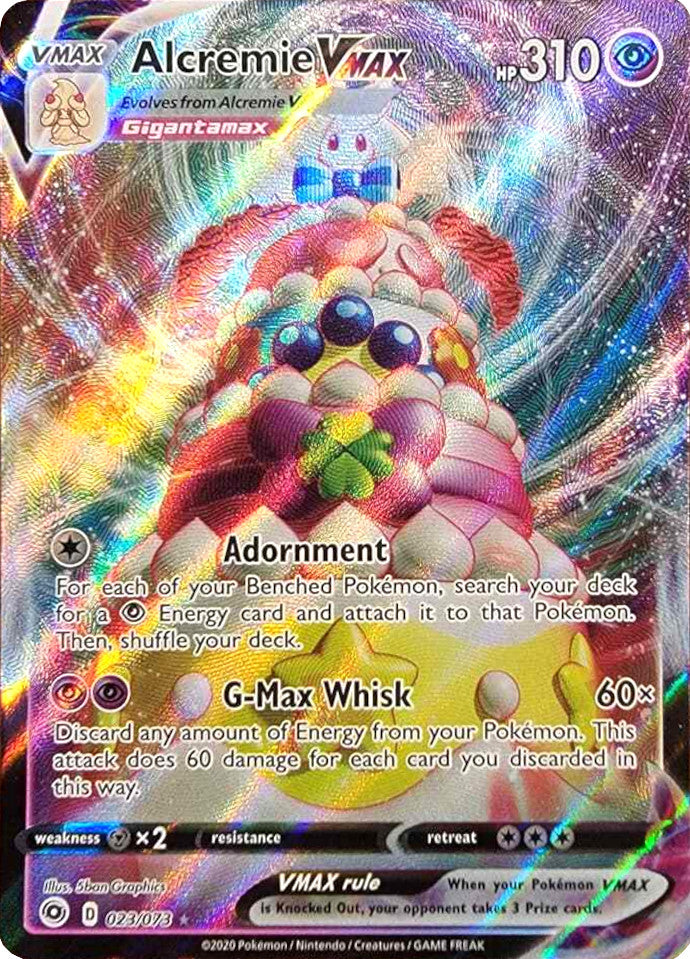 Alcremie VMAX (023/073) [Prize Pack Series One] | Gear Gaming Bentonville