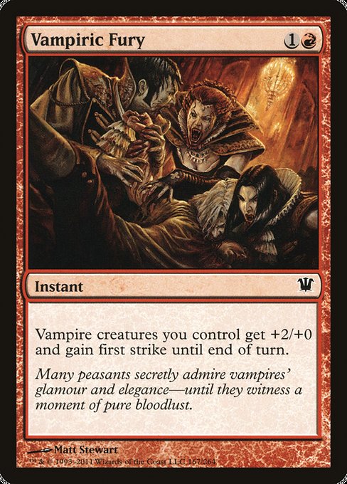 Vampiric Fury [Innistrad] | Gear Gaming Bentonville