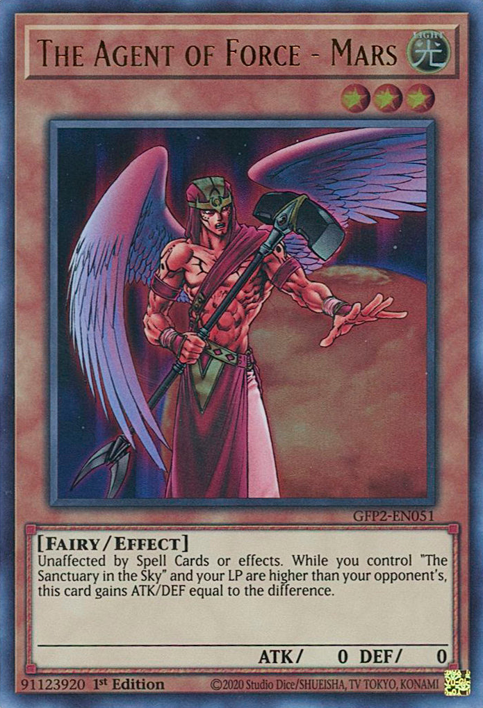 The Agent of Force - Mars [GFP2-EN051] Ultra Rare | Gear Gaming Bentonville