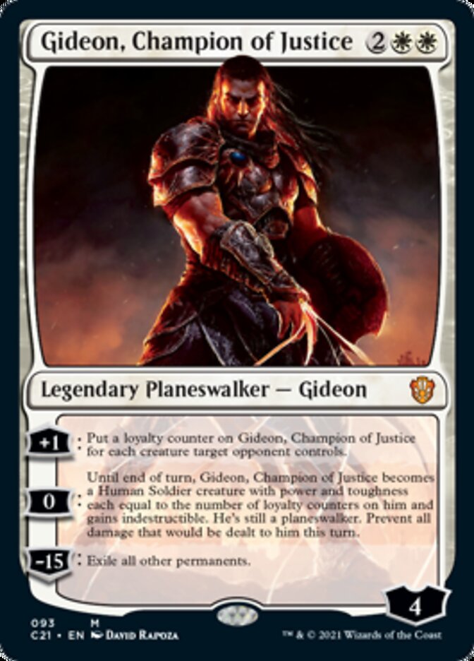 Gideon, Champion of Justice [Commander 2021] | Gear Gaming Bentonville