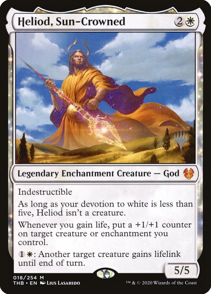 Heliod, Sun-Crowned (Promo Pack) [Theros Beyond Death Promos] | Gear Gaming Bentonville