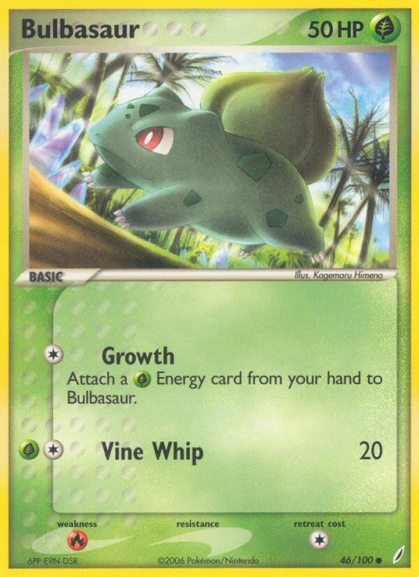 Bulbasaur (46/100) [EX: Crystal Guardians] | Gear Gaming Bentonville