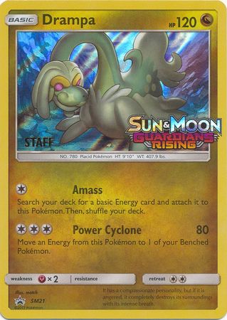 Drampa (SM21) (Staff Prerelease Promo) [Sun & Moon: Black Star Promos] | Gear Gaming Bentonville