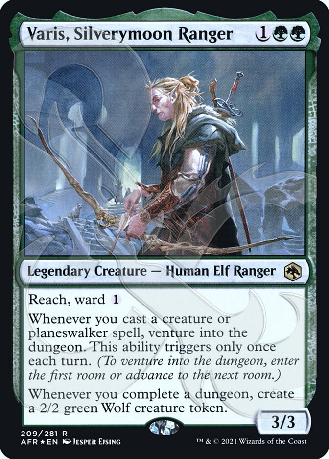 Varis, Silverymoon Ranger (Ampersand Promo) [Dungeons & Dragons: Adventures in the Forgotten Realms Promos] | Gear Gaming Bentonville