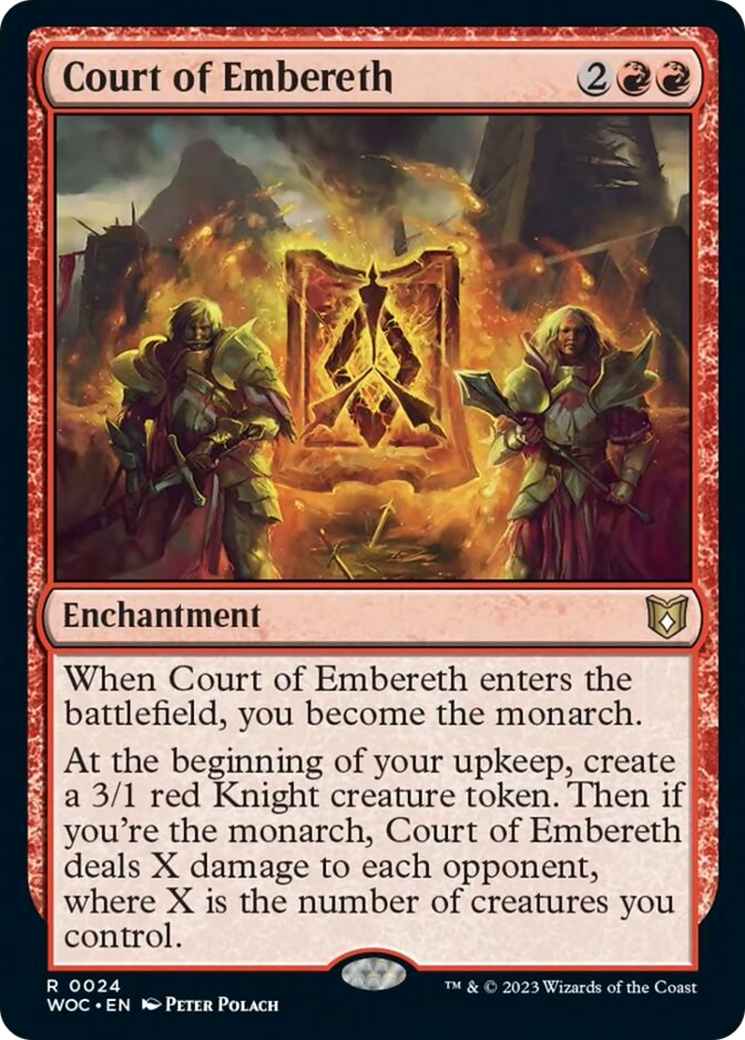 Court of Embereth [Wilds of Eldraine Commander] | Gear Gaming Bentonville