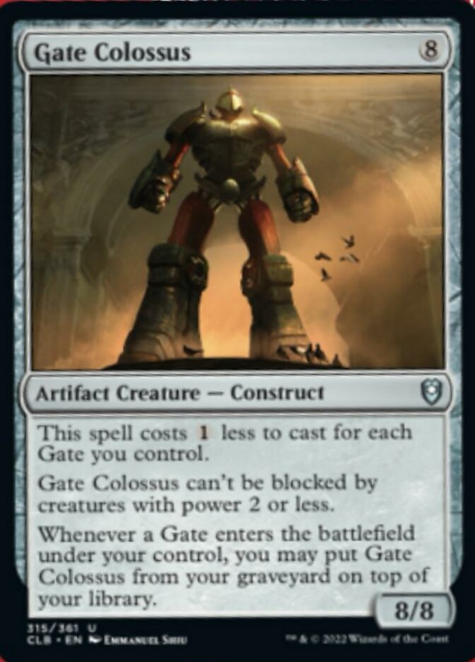 Gate Colossus [Commander Legends: Battle for Baldur's Gate] | Gear Gaming Bentonville