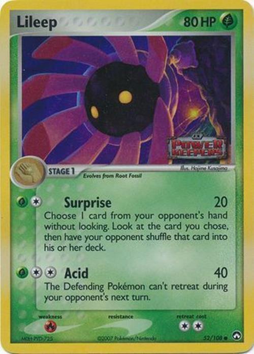 Lileep (52/108) (Stamped) [EX: Power Keepers] | Gear Gaming Bentonville