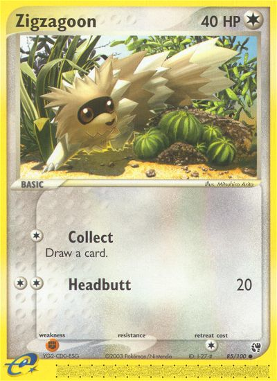 Zigzagoon (85/100) [EX: Sandstorm] | Gear Gaming Bentonville