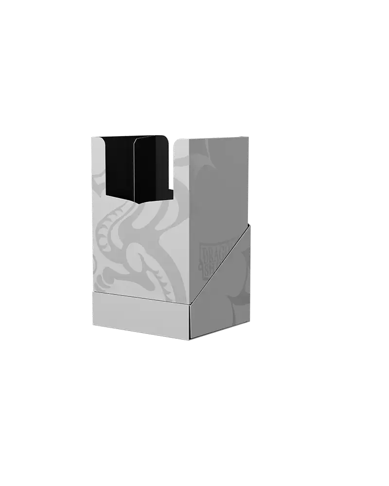 Dragon Shield Deck Shell - Ashen White / Black | Gear Gaming Bentonville